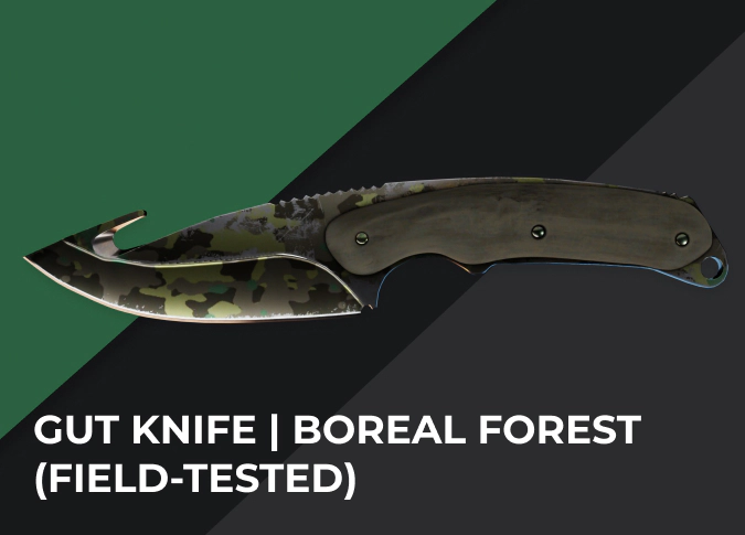 Gut Knife Boreal Forest (Field-Tested)