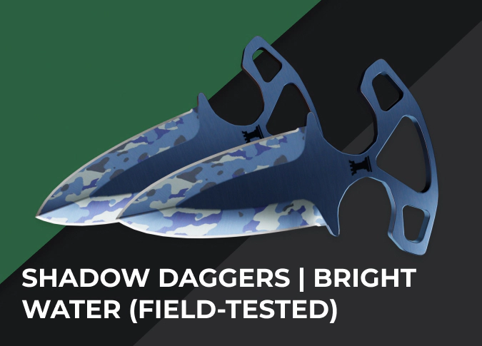 Shadow Daggers Bright Water (Field-Tested)
