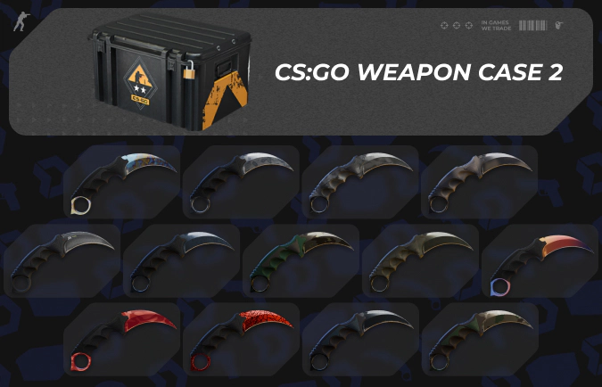 CSGO Weapon Case 2 case cs2