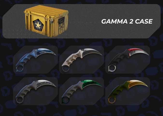 Gamma 2 case cs2