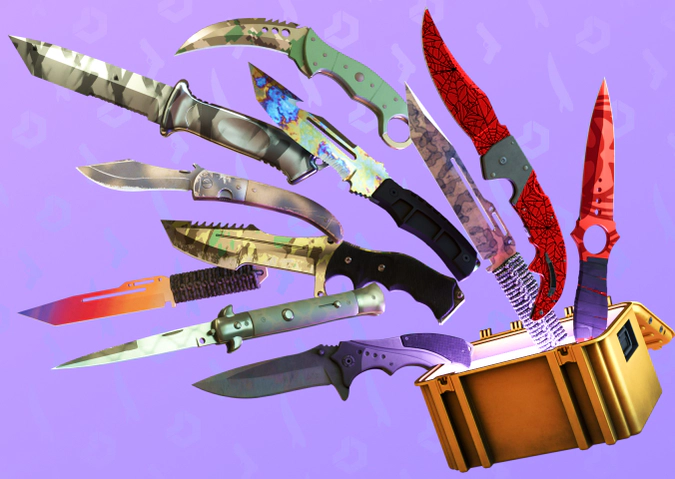 CS2 knives 13 skins