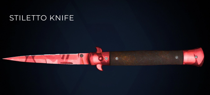 Stiletto knife in cs2