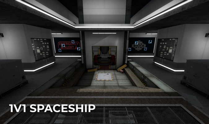 1v1 spaceship map in CS2