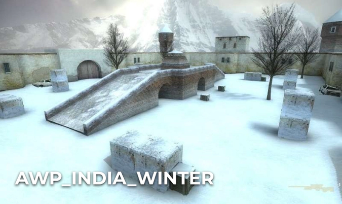 awp_india_winter map in CS2
