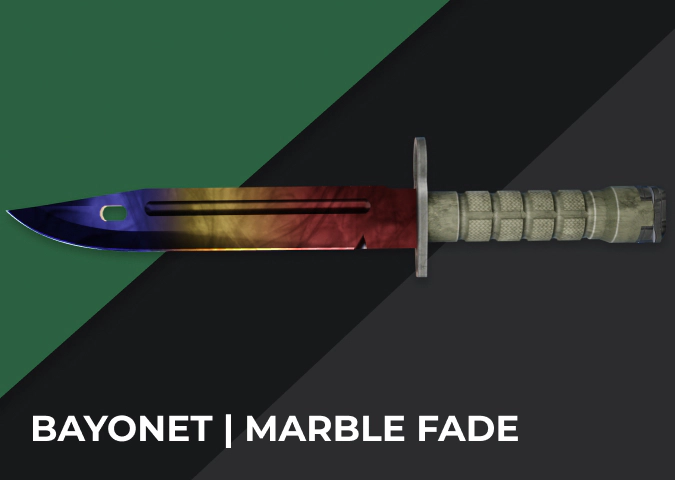 Bayonet Marble Fade