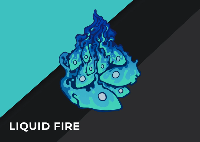 CS2 Sticker Liquid Fire