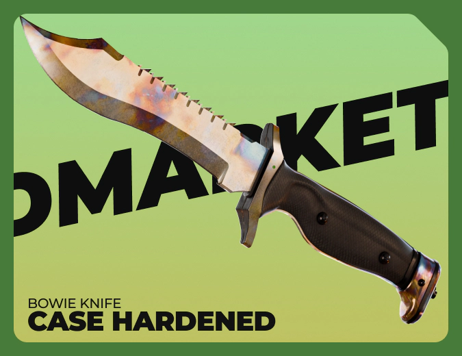 Bowie Knife Case Hardened