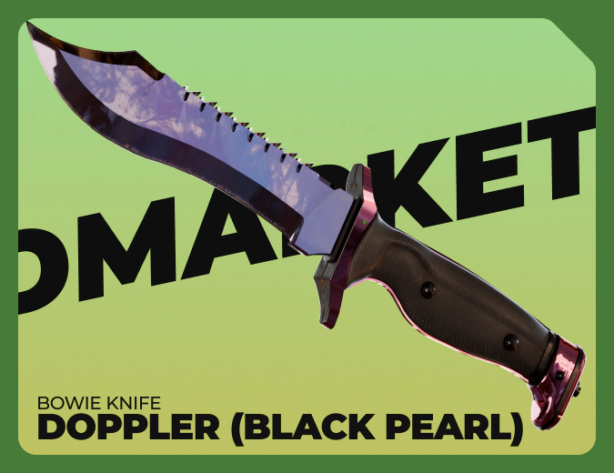 Bowie Knife Doppler (Black Pearl)