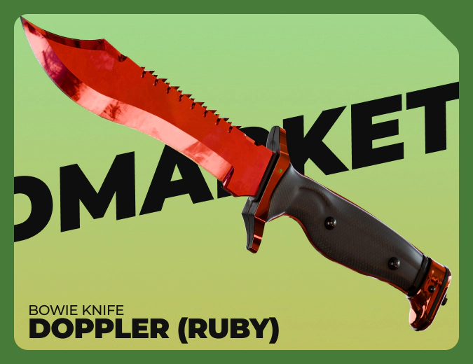 Bowie Knife Doppler (Ruby)