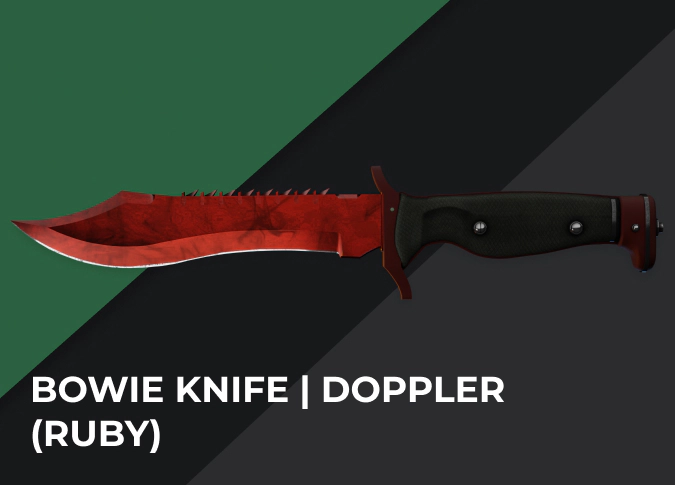 Bowie Knife Doppler (Ruby)