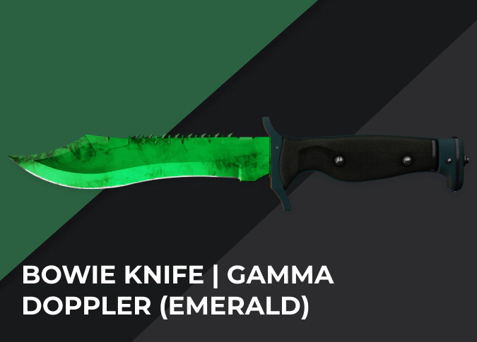 Bowie Knife Gamma Doppler (Emerald)