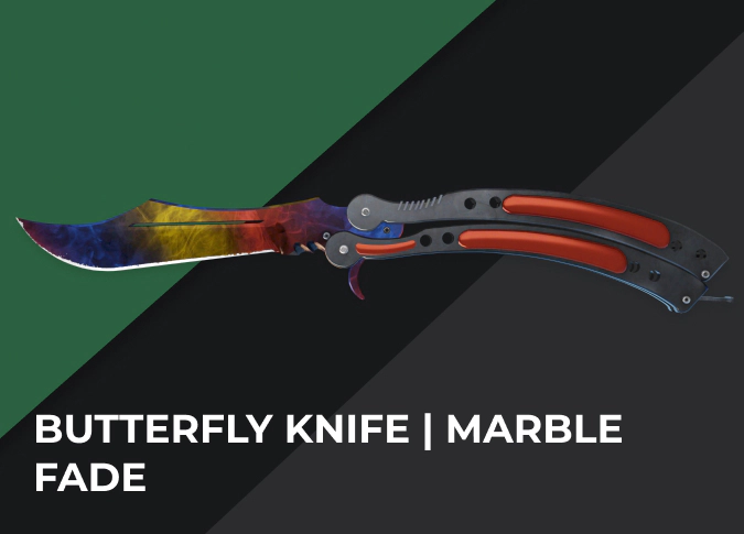 Butterfly Knife Marble Fade