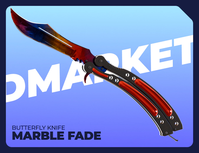 Butterfly Knife Marble Fade
