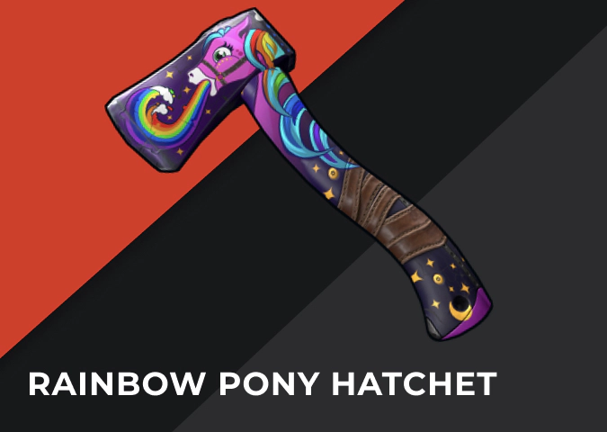 Rainbow Pony Hatchet Rust