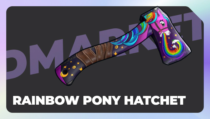 Rainbow Pony Hatchet