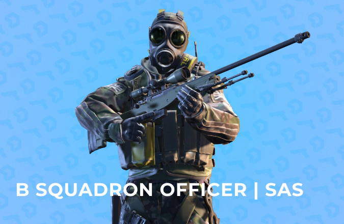 B Squadron Officer SAS in CS2