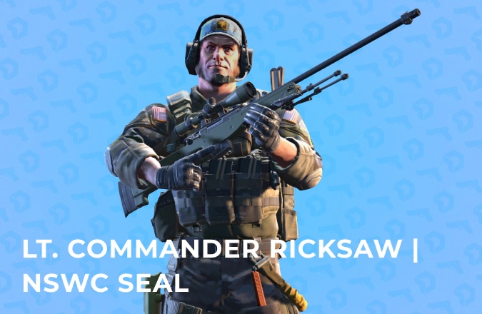 Lt. Commander Ricksaw NSWC SEAL in CS2