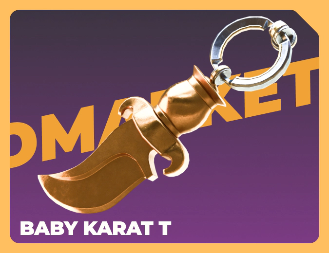Baby Karat T charm