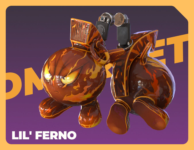 Lil' Ferno charm in CS2
