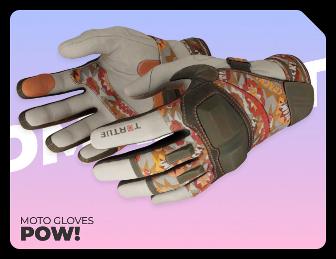 Moto Gloves POW!