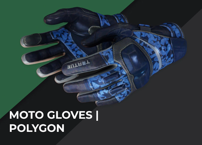 Moto Gloves Polygon