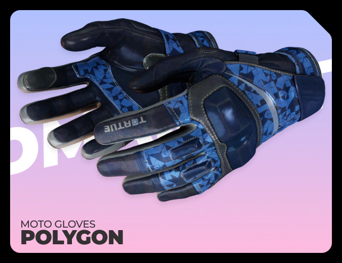 Moto Gloves Polygon