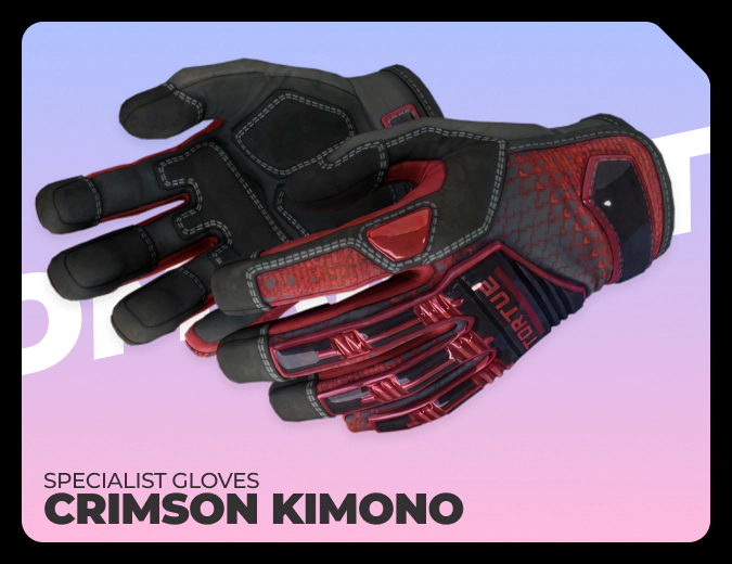 Specialist Gloves Crimson Kimono