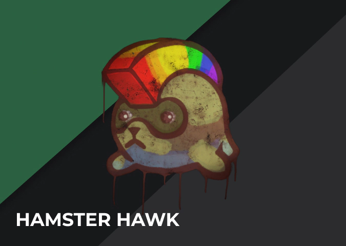 csgo graffiti Hamster Hawk