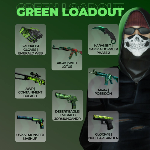 green csgo loadout