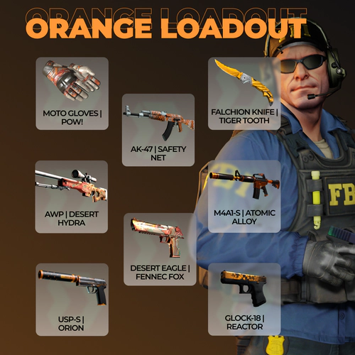 orange csgo loadout