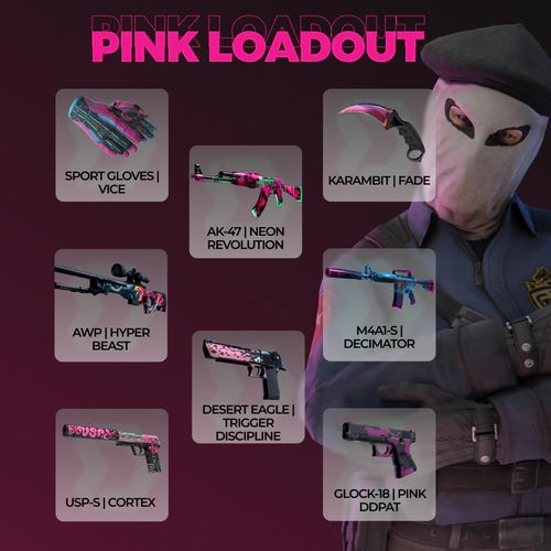 pink csgo loadout