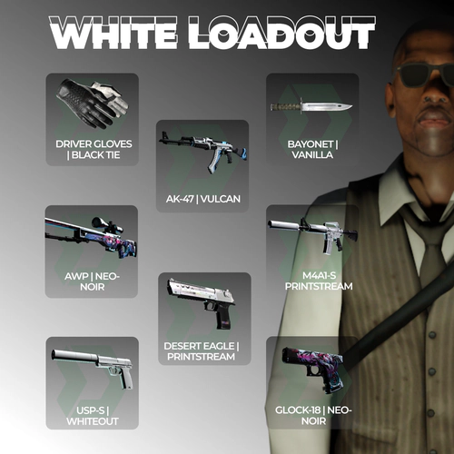 white csgo loadout