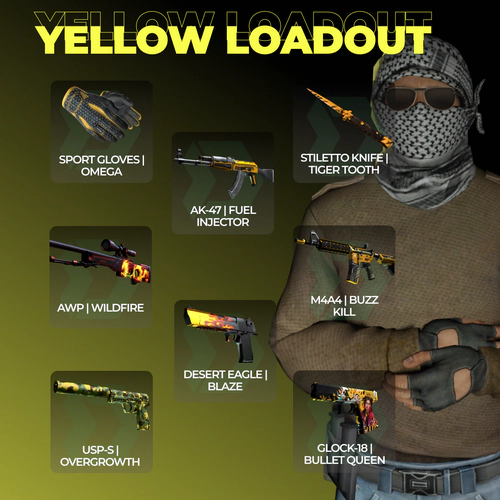 yellow csgo loadout