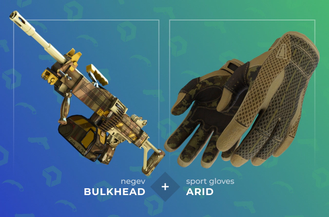 Negev Bulkhead and Sport Gloves Arid combination