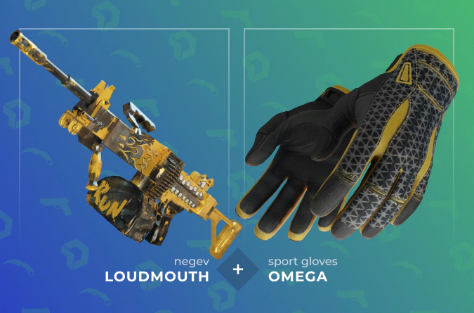 Negev Loudmouth and Sport Gloves Omega combination