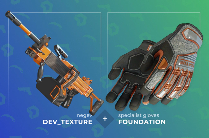 Negev dev_texture and Specialist Gloves Foundation combination
