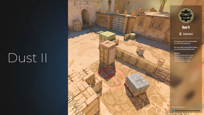 Dust II cs2 map