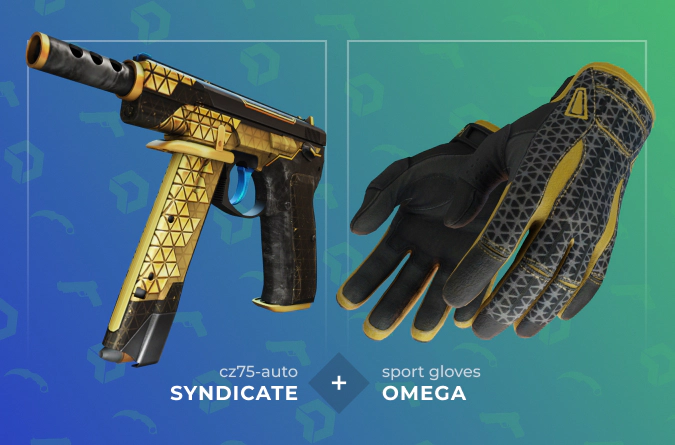 CZ75-Auto Syndicate and Sport Gloves Omega combination