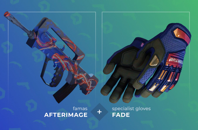 FAMAS Afterimage and Specialist Gloves Fade