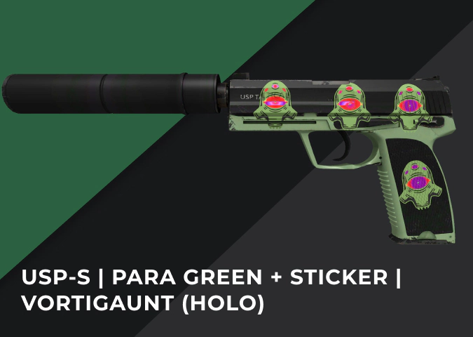 USP-S Para Green + Sticker Vortigaunt (Holo)