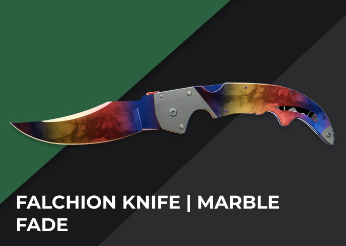 Falchion Knife Marble Fade