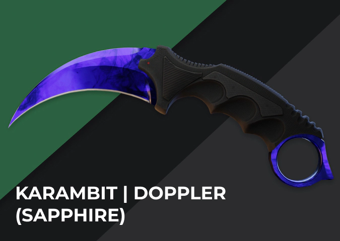 Karambit Doppler (Sapphire)