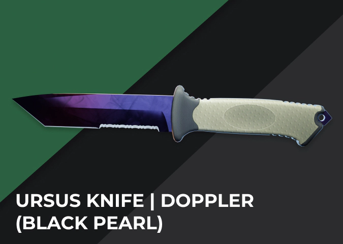 Ursus Knife Doppler (Black Pearl)