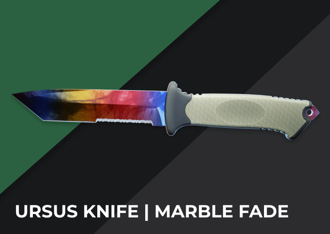 Ursus Knife Marble Fade