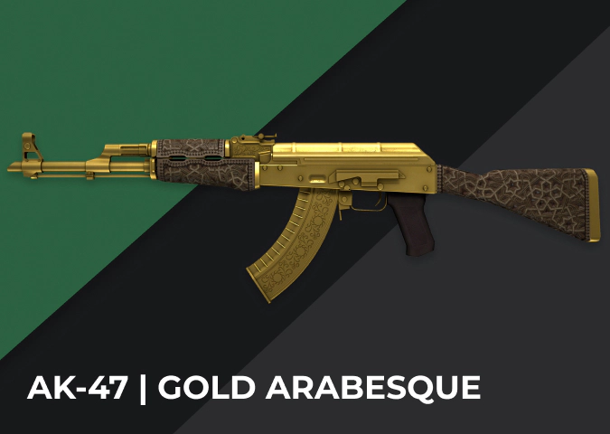 AK-47 Gold Arabesque