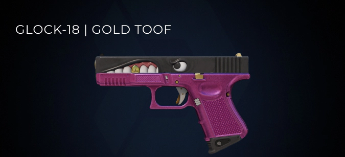 Glock-18 Gold Toof