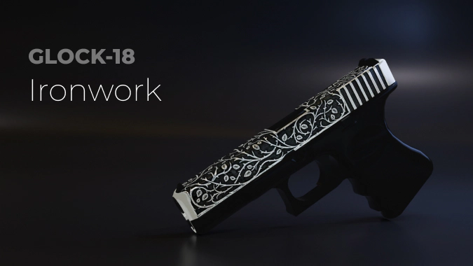 Glock-18 Ironwork in CS2