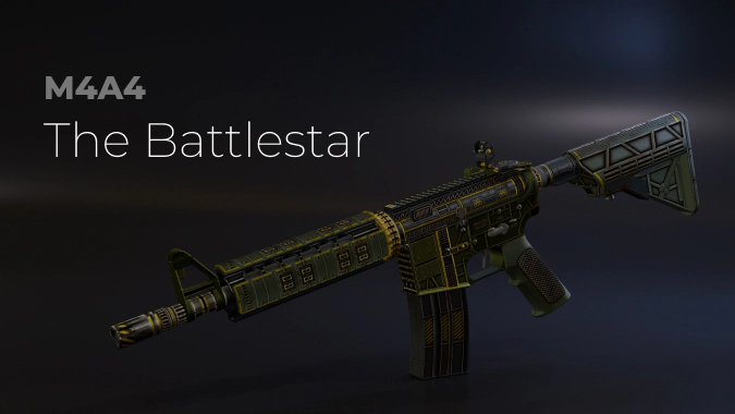 M4A4 The Battlestar in CS2