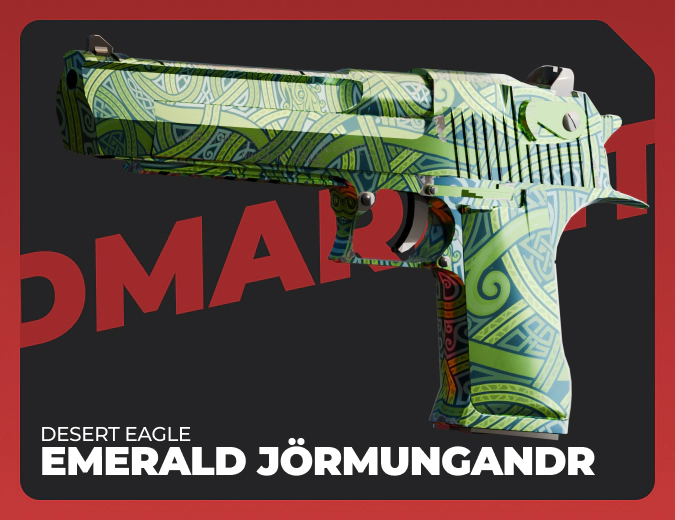 Desert Eagle Emerald Jörmungandr