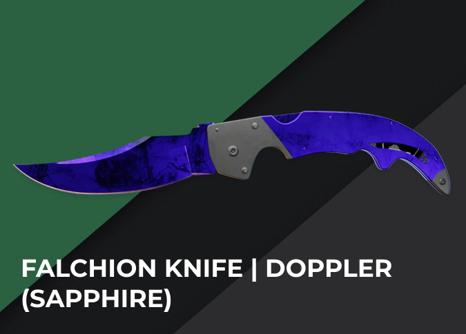 Falchion Knife Doppler (Sapphire)